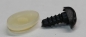 Preview: Sicherheitsnase 18 mm x 10 mm Gazelle hart schwarz mit Sicherheitsscheibe