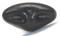 Preview: Sicherheitsnase 18 mm x 9,5 mm Gazelle hart schwarz mit Sicherheitsscheibe