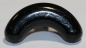 Preview: Sicherheitsnase 30 x 16 mm gebogen schwarz glänzend mit Sicherheitsscheibe