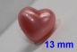Preview: Sicherheitsnase Herz hart Perlpink glänzend mit Sicherheitsscheibe