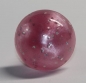 Preview: Sicherheitsnase 18 mm rund Perlrosa Glitter mit Sicherheitsscheibe