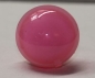 Preview: Sicherheitsnase 16 mm rund Pink halbtransparent mit Sicherheitsscheibe