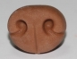 Preview: Sicherheitsnase 16 mm x 13 mm Hund Soft hellbraun Softnase mit Sicherheitsscheibe
