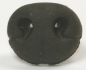 Preview: Sicherheitsnase 20 mm x 16 mm Hund Soft schwarz Softnase mit Sicherheitsscheibe