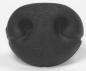Preview: Sicherheitsnase 26 mm x 21 mm Hund Soft schwarz Softnase mit Sicherheitsscheibe