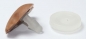 Preview: Sicherheitsnase 25 mm x 17 mm Katze Soft hellbraun Softnase mit Sicherheitsscheibe