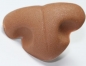 Preview: Sicherheitsnase 30 mm x 20 mm Katze Soft hellbraun Softnase mit Sicherheitsscheibe