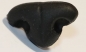 Preview: Sicherheitsnase 18 mm x 12 mm Katze Soft schwarz Softnase mit Sicherheitsscheibe