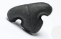 Preview: Sicherheitsnase 20 mm x 19 mm Katze Soft schwarz Softnase mit Sicherheitsscheibe