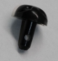 Preview: 1 Stück Nase Hund / Bär zum Einkleben 14 mm x 15 mm schwarz