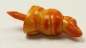 Preview: 1 Stück Nase Möhre zum Einkleben 12 mm x 23 mm orange meliert für Schneemann