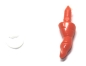 Preview: 1 Stück Nase Möhre zum Einkleben 8 mm x 18 mm hellrot für Schneemann