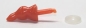 Preview: 1 Stück Nase Möhre zum Einkleben 9 mm x 17 mm hellrot für Schneemann