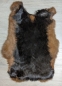 Preview: Kaninchenfell braun schwarz Lohkaninchen Nr. 9
