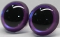 Preview: 1 Paar Sicherheitsaugen Prisma Color violett blau