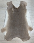 Preview: Kaninchenfell Rexkanin hellgrau braun beige Nr. 50