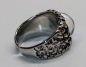 Preview: Ring Drachenauge silbern blau