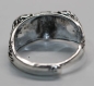 Preview: Ring Greifvogel silbern blau