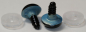 Preview: Sicherheitsaugen 12 mm Sky Blue irisierend metallic Schielaugen 4