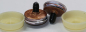 Preview: Sicherheitsaugen trapezoid 30 mm Copper irisierend metallic Schielaugen 4
