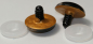 Preview: Sicherheitsaugen 28 mm Gold irisierend metallic Schielaugen 4