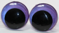 Preview: 1 Paar Sicherheitsaugen 23 mm Violett irisierend metallic Schielaugen