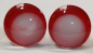 Preview: 1 Paar Sicherheitsaugen Schielaugen trapezoid 20 mm rot nachtleuchtende Pupille
