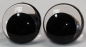 Preview: 1 Paar Sicherheitsaugen 23 mm Schielaugen transparent