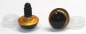 Preview: 1 Paar Sicherheitsaugen 14 mm gold metallic Schielaugen
