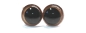 Preview: 1 Paar Sicherheitsaugen 16 mm rosegold metallic Schielaugen