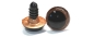 Preview: 1 Paar Sicherheitsaugen 16 mm rosegold metallic Schielaugen