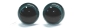 Preview: 1 Paar Sicherheitsaugen 16 mm türkisgrün metallic Schielaugen