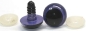 Preview: 1 Paar Sicherheitsaugen 18 mm violettgold metallic Schielaugen