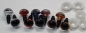 Preview: Sonderangebot: 5 Paar Sicherheitsaugen Katze Drache 10 mm
