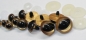 Preview: Sonderangebot: 8 Paar Sicherheitsaugen Größenmix Katze / Drache 9 mm, 12 mm, 15 mm,18 mm, 21 mm, 25 mm, 28 mm und 30 mm