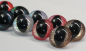 Preview: Sonderangebot: 5 Paar Sicherheitsaugen Katze Drache 30 mm Glitter