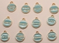 Preview: 1 Anhänger Sternzeichen Tierkreiszeichen aus Metall aqua silber ca. 11 mm