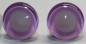 Preview: 1 Paar Sicherheitsaugen trapezoid 20 mm rosa nachtleuchtende Pupille