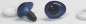 Preview: 1 Paar Sicherheitsaugen tropfenförmig blau metallic 13 mm x 16 mm