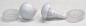Preview: 1 Paar Sicherheitsaugen 12 mm Teddyaugen weiß durchgefärbt