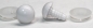 Preview: 1 Paar Sicherheitsaugen 14 mm Teddyaugen weiß durchgefärbt