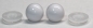 Preview: 1 Paar Sicherheitsaugen 18 mm Teddyaugen weiß durchgefärbt