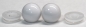 Preview: 1 Paar Sicherheitsaugen 20 mm Teddyaugen weiß durchgefärbt
