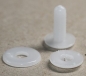 Preview: 16 mm Sicherheits-Gelenk Teddygelenk Gelenkscheiben weiß einzeln