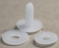 Preview: 20 mm Sicherheits-Gelenk Teddygelenk Gelenkscheiben weiß einzeln