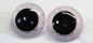Preview: Sicherheitsaugen Unikat Sterne halbtransparent 60 mm