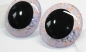 Preview: Sicherheitsaugen Unikat Sterne halbtransparent 60 mm