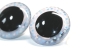 Preview: Sicherheitsaugen Unikat Sterne halbtransparent 50 mm