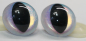 Preview: Sicherheitsaugen Katze Drache Unikat Mirror Chrome rainbow 30 mm