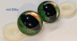 Preview: Sicherheitsaugen Katze Drache Unikat 30 mm metallic